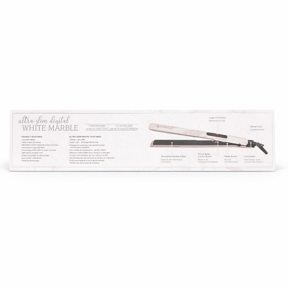 Relaxus Beauty White Marble Hair Straightener - Picture 5 of 5